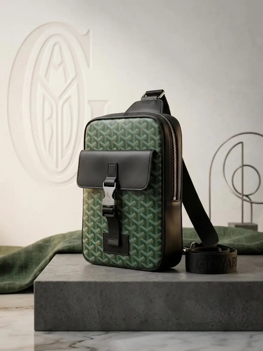 Goyar d  Green Premium Sling Bag g218