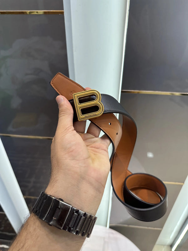 Balenciag a Gold Premium Imported Belt b810