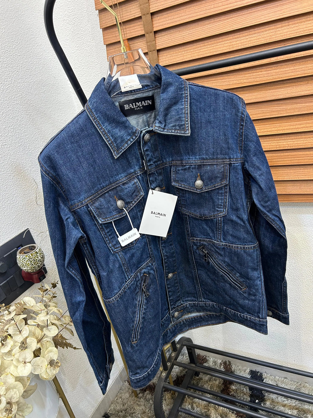 Balmai_n Turkey Imported Very Premium Highly Detailed Denim Dark Blue Jacket (DN 560)