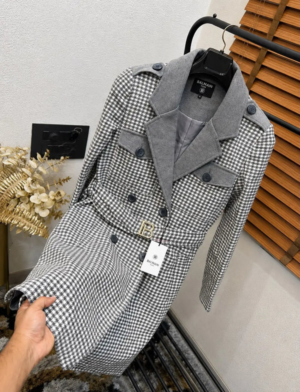 Balmai_n Paris Turkey Imported Premium Wool Long Coat For Her (DN 558)