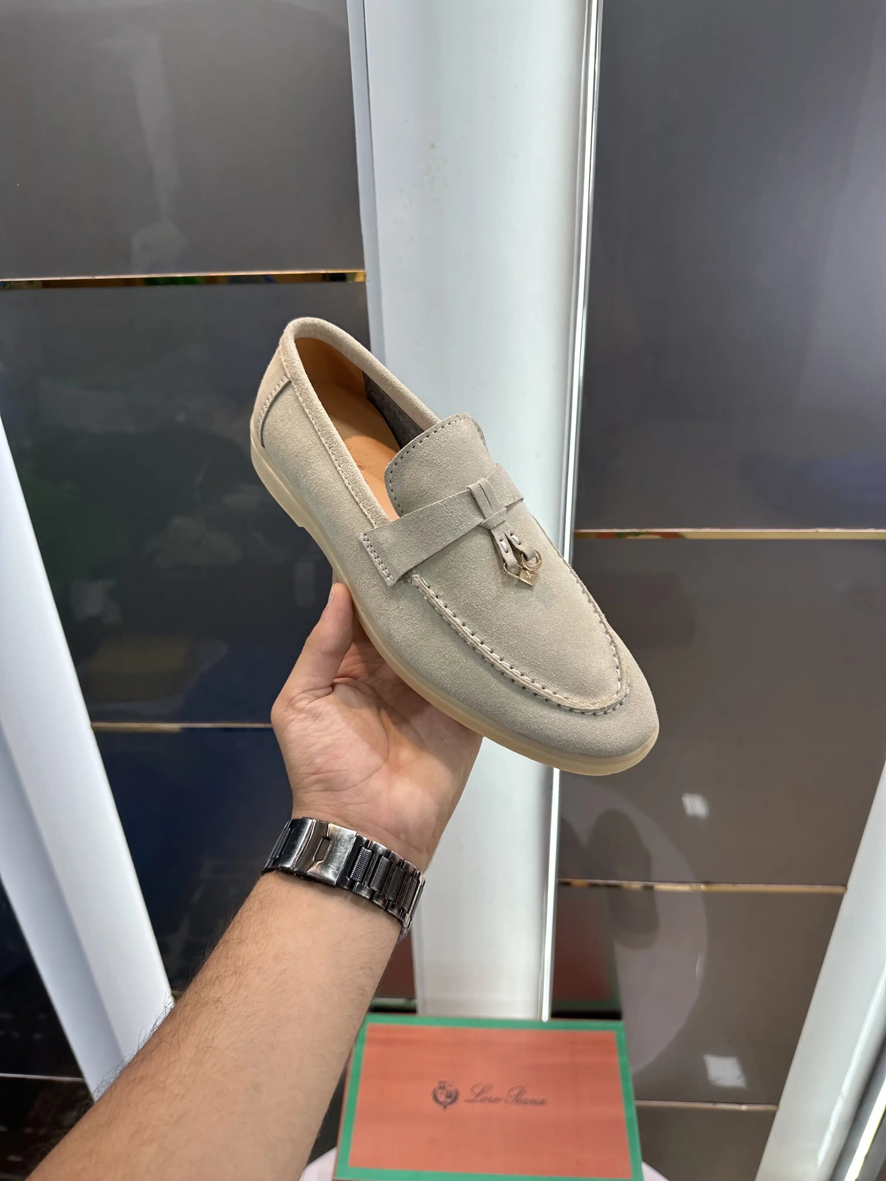 Loro_Piana grey Formal Loafer Main image