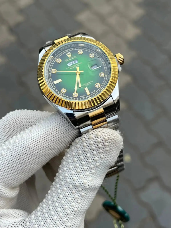 Rolex Day Date Two Tone Diamond 