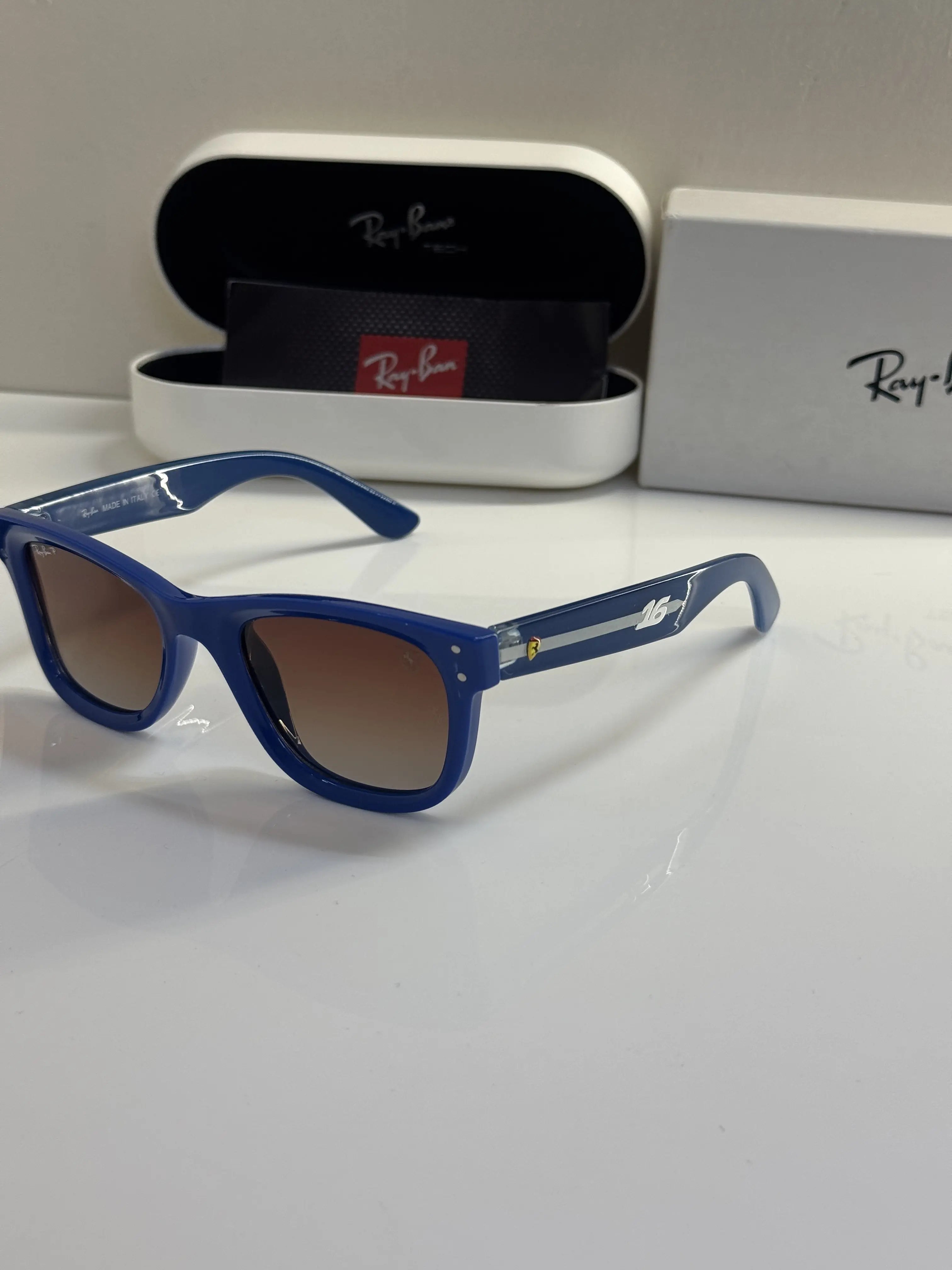 Rayban_502_Royal_Blue_Brown