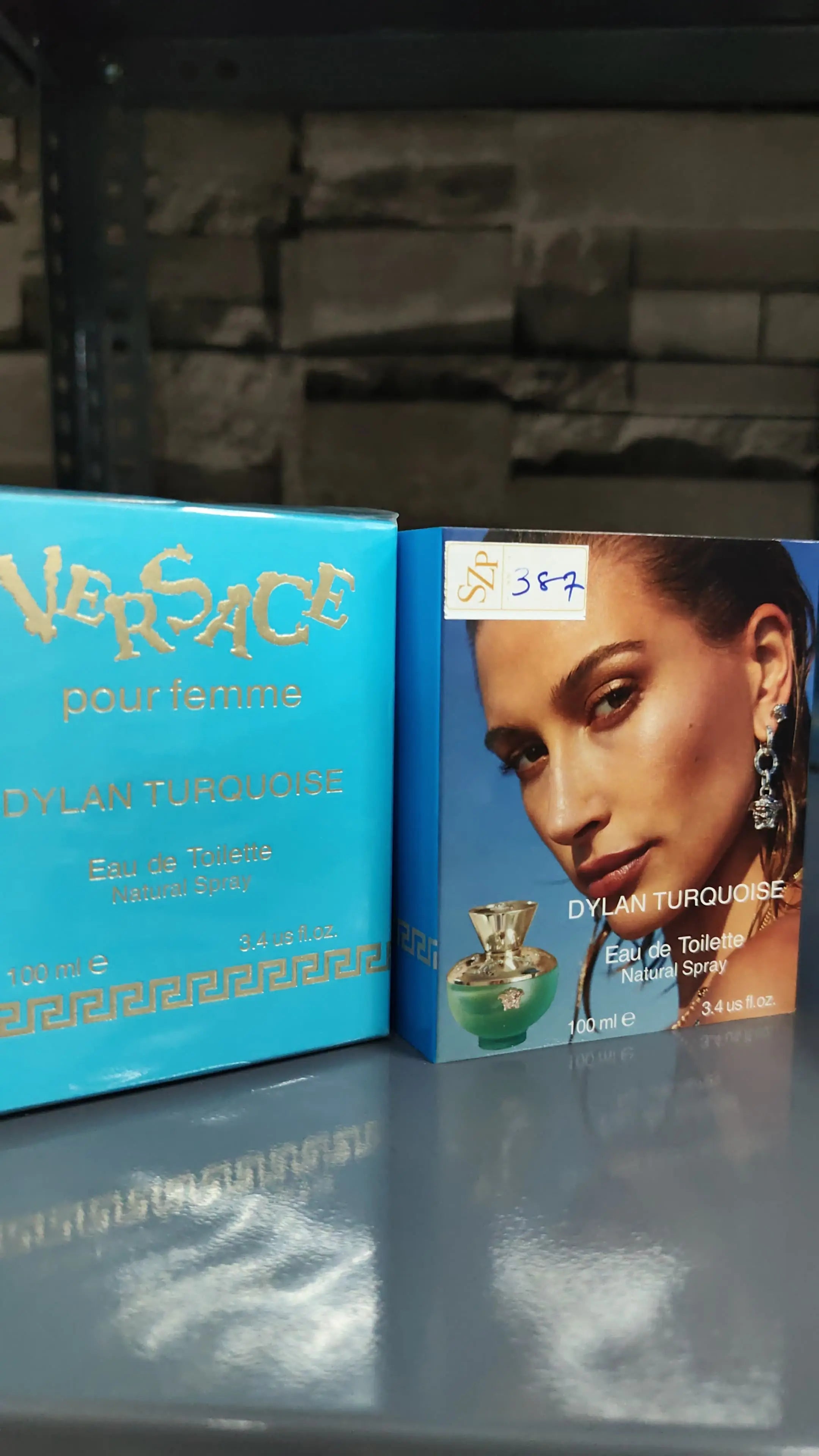 387 Versace Pour Femme Dylan Turquoise Eau De Toilette 100ml - For Women