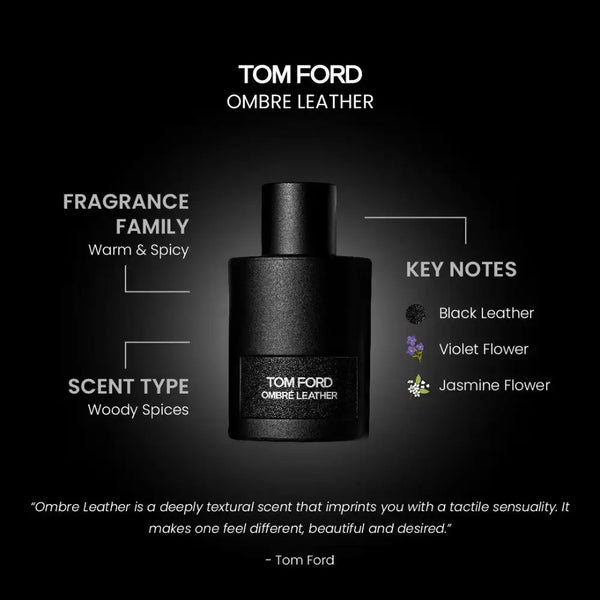 391 Tom Ford Ombré Leather Eau De Parfum 100ml - Unisex