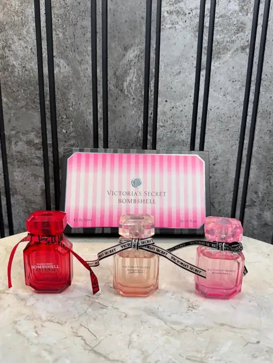 2004 Victoria's Secret Bombshell Trio Eau De Parfum Gift Set 3x30ml - For Women