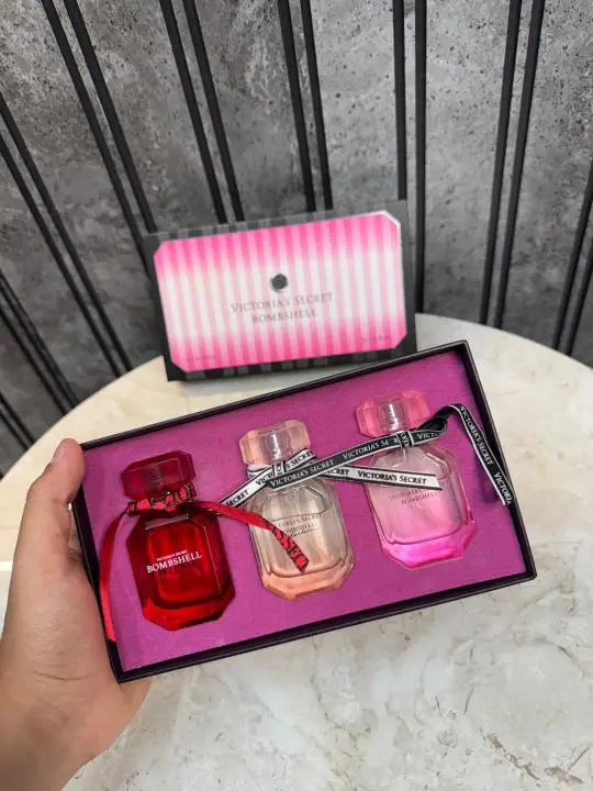 2004 Victoria's Secret Bombshell Trio Eau De Parfum Gift Set 3x30ml - For Women
