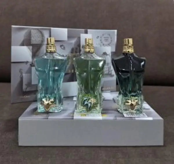 2016 Jean Paul Gaultier Le Beau Miniature Eau De Toilette & Eau De Parfum Gift Set 3x40ml - For Men