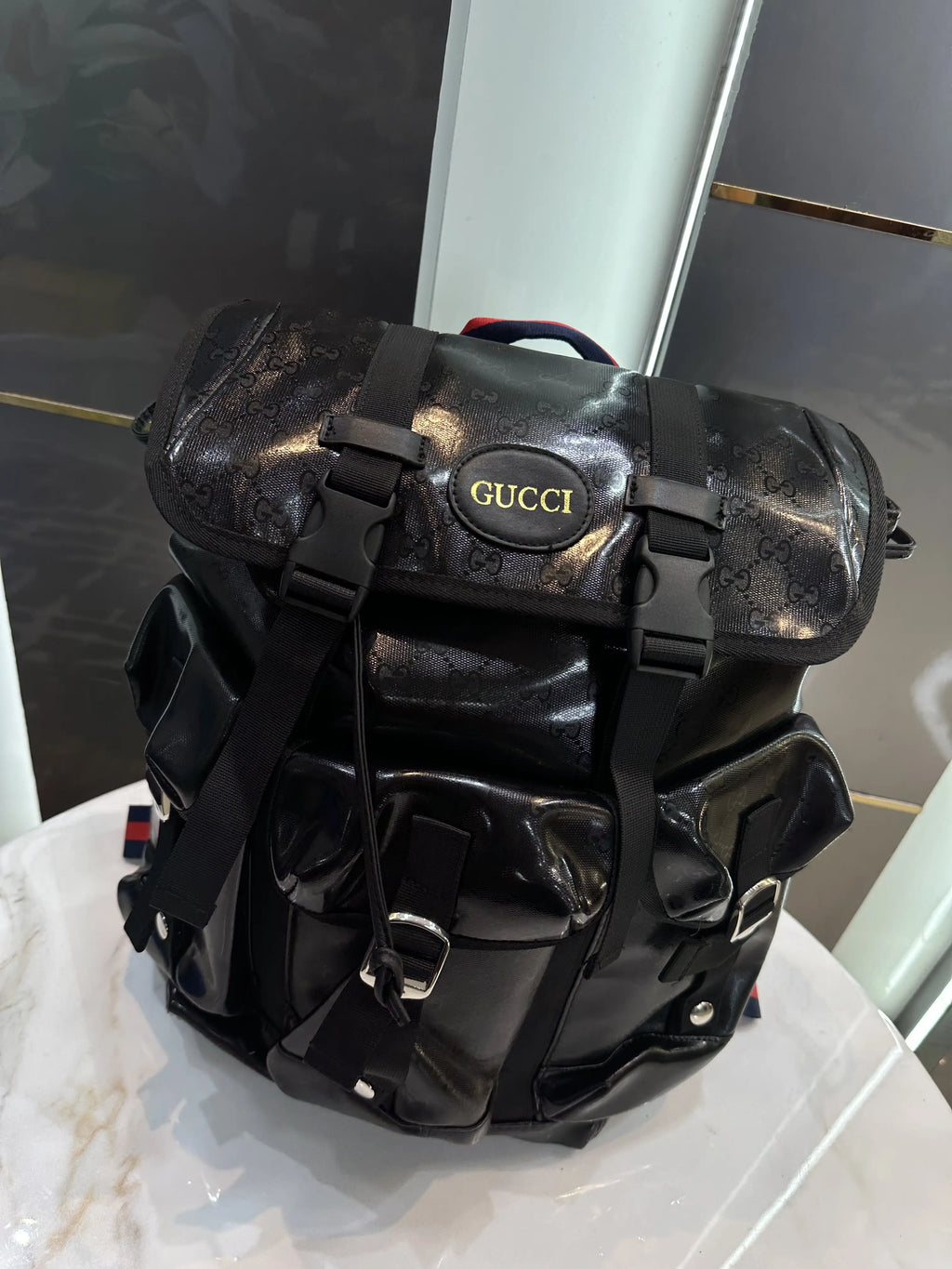 Gucc i Monogram Luxury Imported BackPack g3678