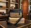 Coac h Monogram Luxury Sling Bag Black Beige With Og Box Bill And Dust Bag c122