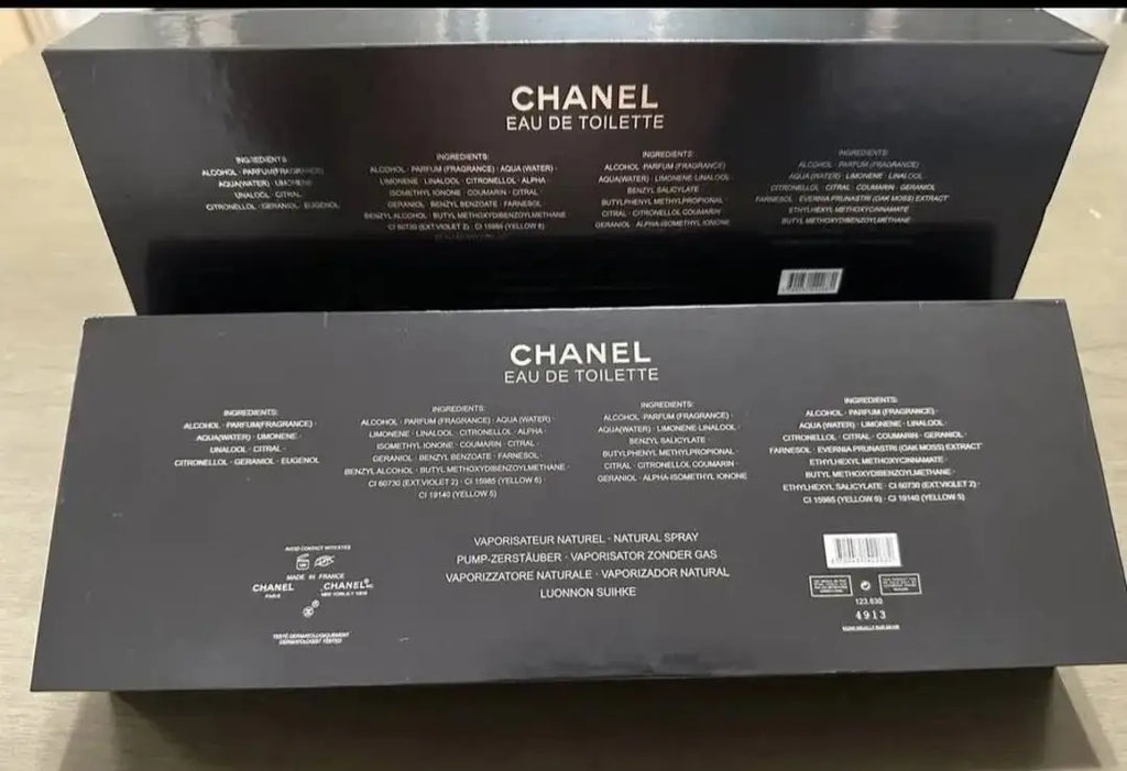 2020 Chanel Men's Miniature Fragrance Gift Set 4 x 25ml - For Him