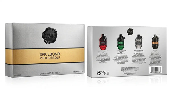 2003 Viktor & Rolf Spicebomb Miniature Fragrance Gift Set 4 x 35ml - For Him