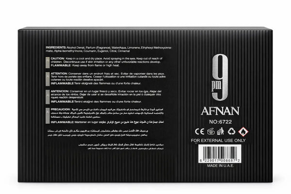 2012 Afnan 9am & 9pm Miniature Discovery Gift Set (4 x 30ml) - Unisex