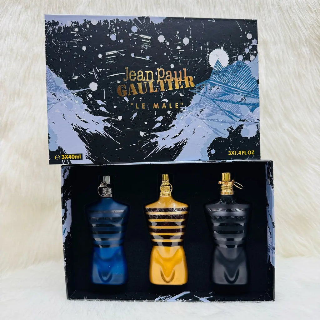 2018 Jean Paul Gaultier "Le Male" Miniature Discovery Gift Set (3 x 40ml) - For Him