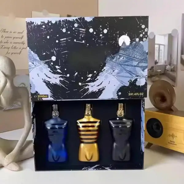 2018 Jean Paul Gaultier "Le Male" Miniature Discovery Gift Set (3 x 40ml) - For Him