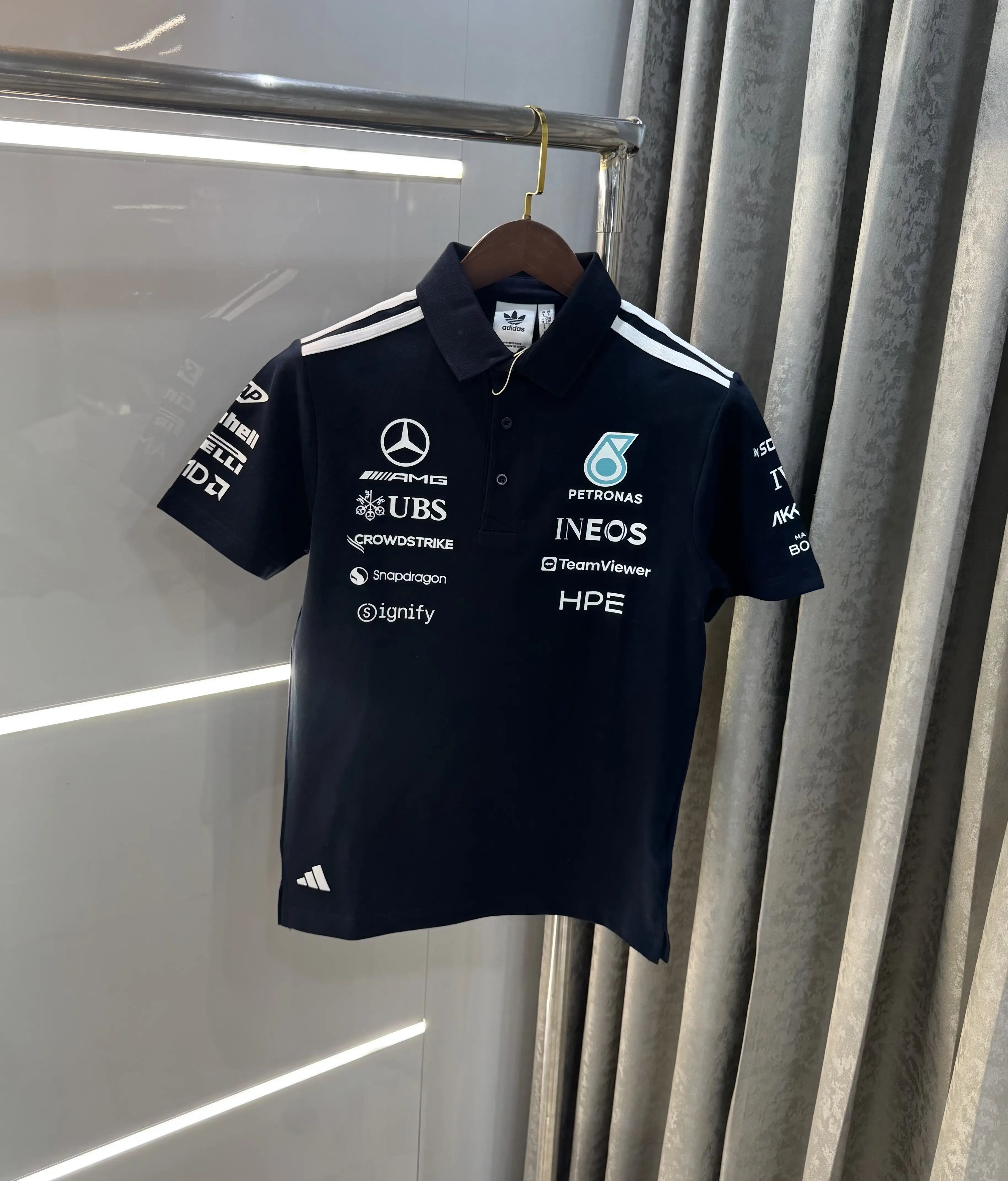 Adida s Navy Blue Collab Premium Polo T-shirt Main image