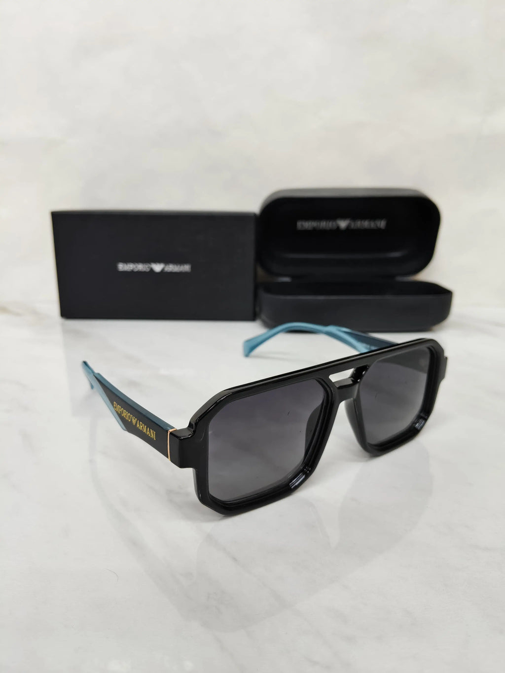 EMPORIO ARMANI TEAL BLUE 