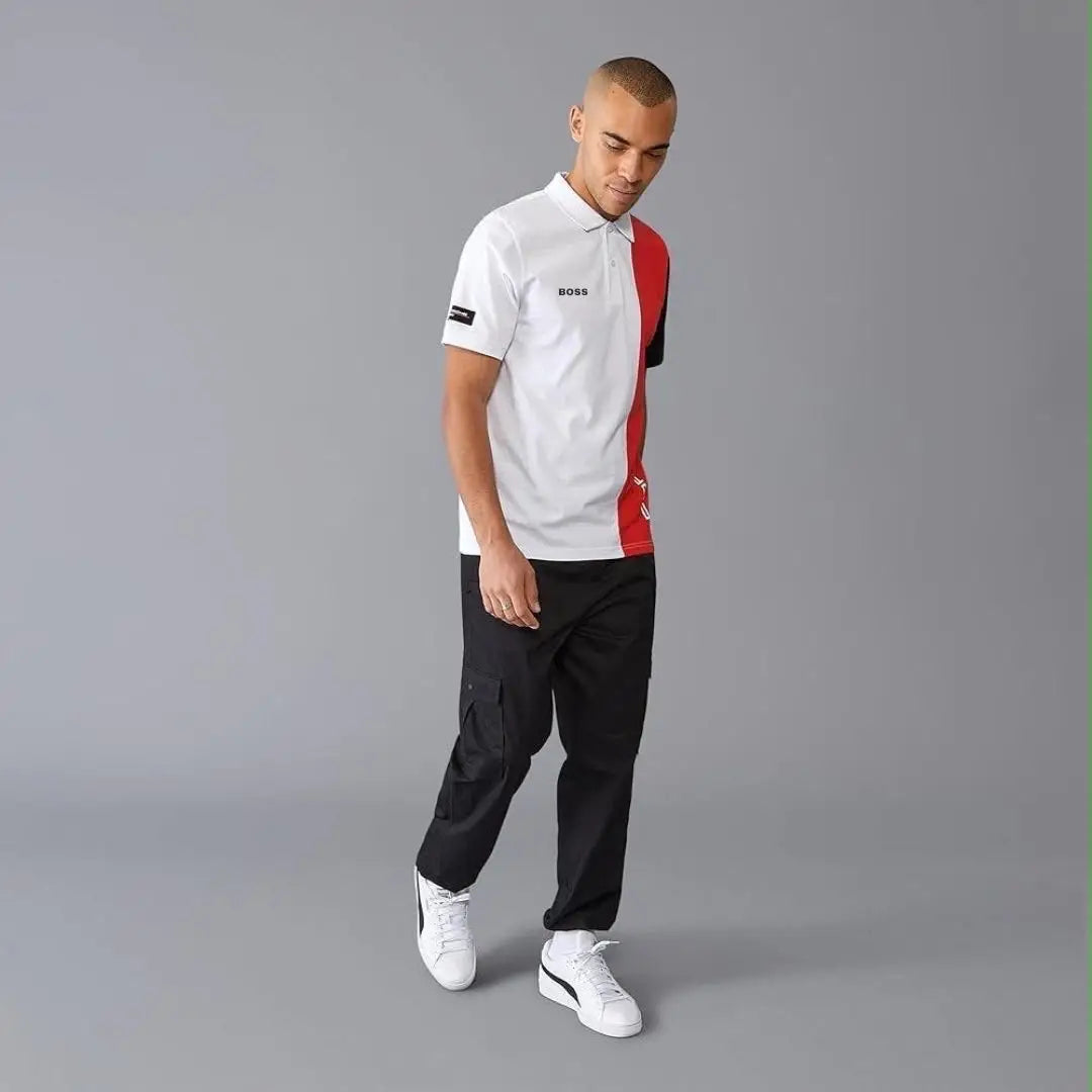 Hug o Boss White Porsch e Edition Premium Polo T-shirt Secondary image