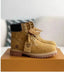 Loui-s Vuitton x Timberland ankle boots wheat monogram embossed leather
