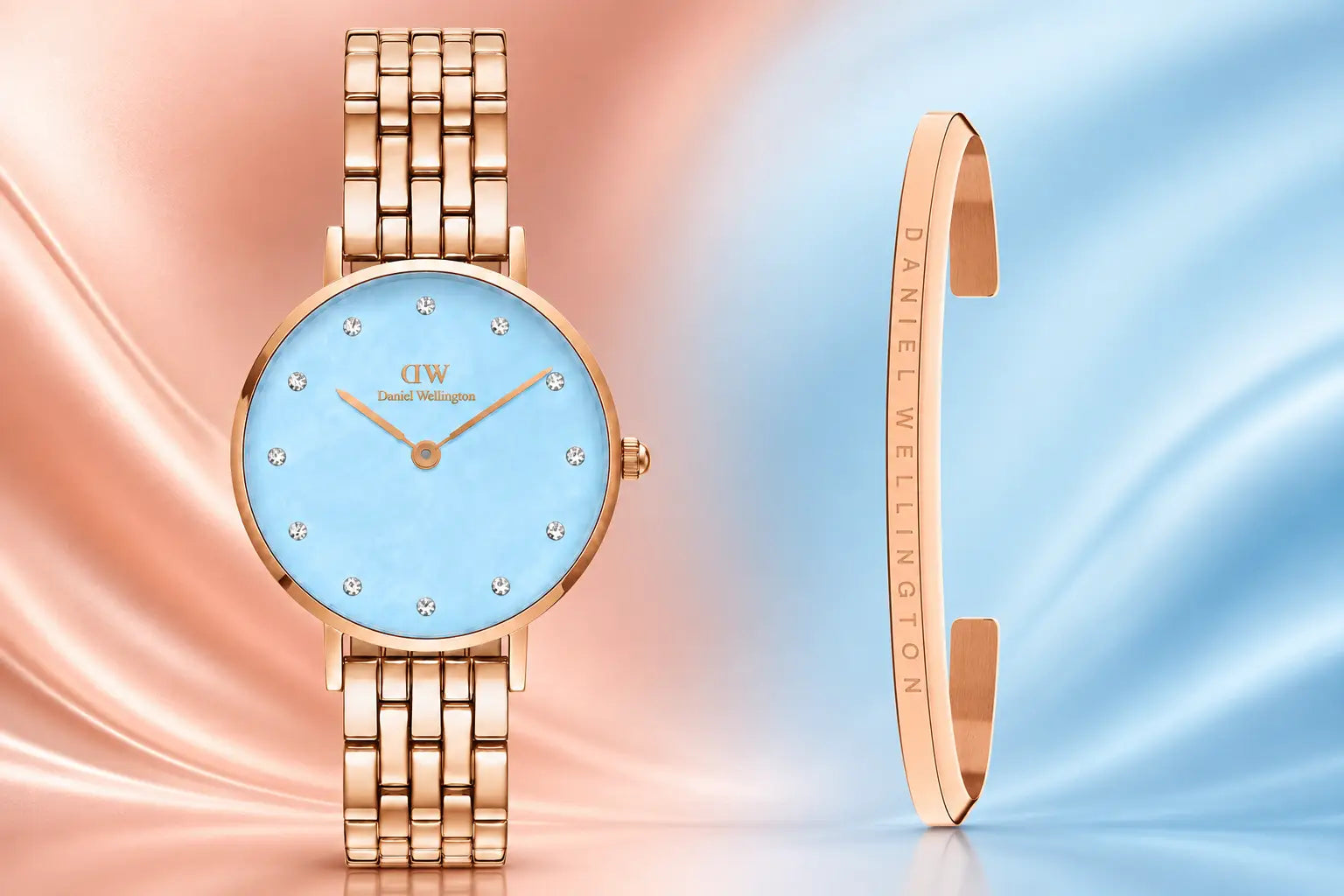 Daniel Wellington Petite Lumine with Classic Rose Gold Bracelet Main image