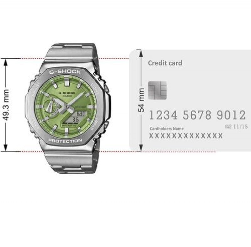 G Shock Men Quartz Green Dial Analo