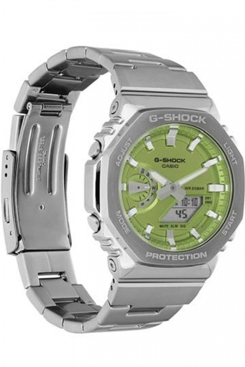 G Shock Men Quartz Green Dial Analo