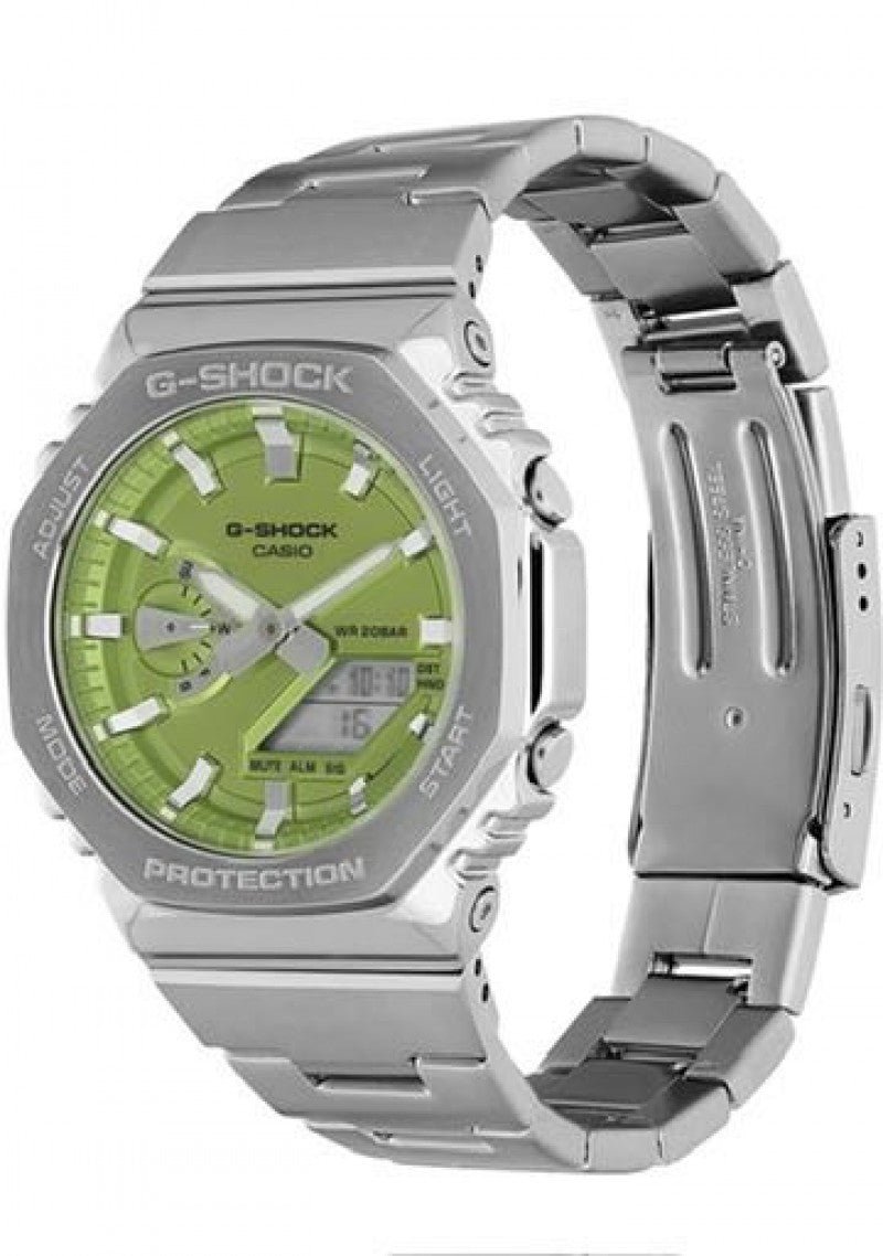 G Shock Men Quartz Green Dial Analo