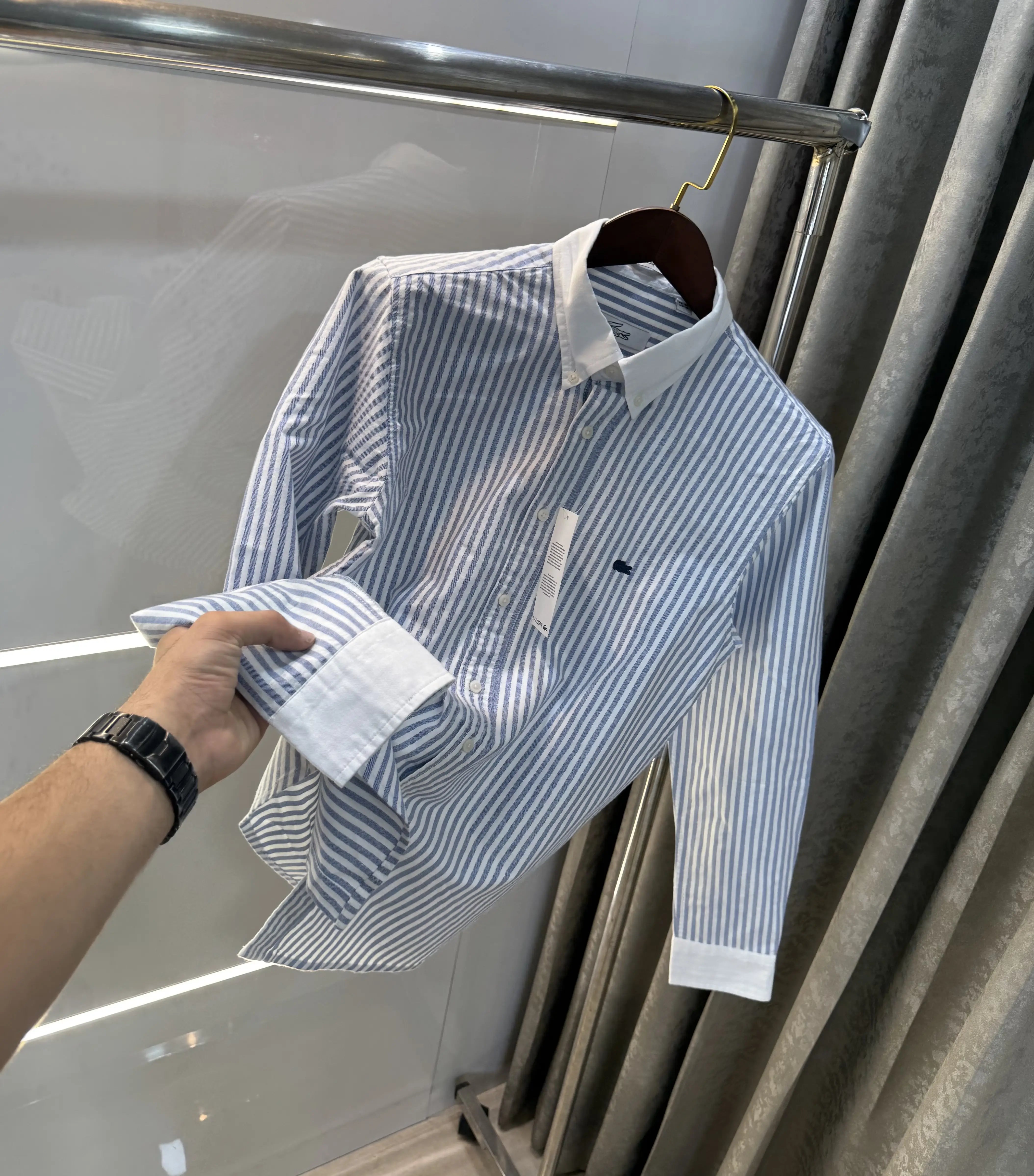 Lacost e Mid Embroidery Logo Work Premium Shirt Main image