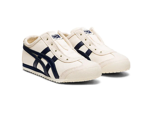 ONITSUKA TIGER MEXICO 66 CREAM BLUE SLIP ON
