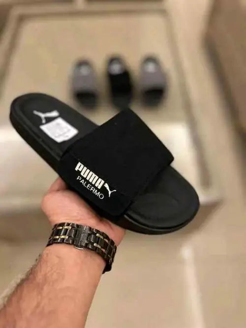Puma Palermo Full Black Flip Flop 
