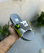 Nike Airmax 1 Premium Grey Green Flip Flop 