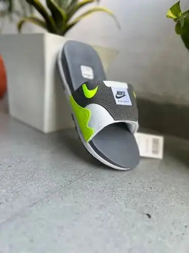 Nike Airmax 1 Premium Grey Green Flip Flop 