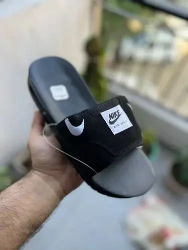 Nike Airmax 1 Premium Black White Flip Flop 