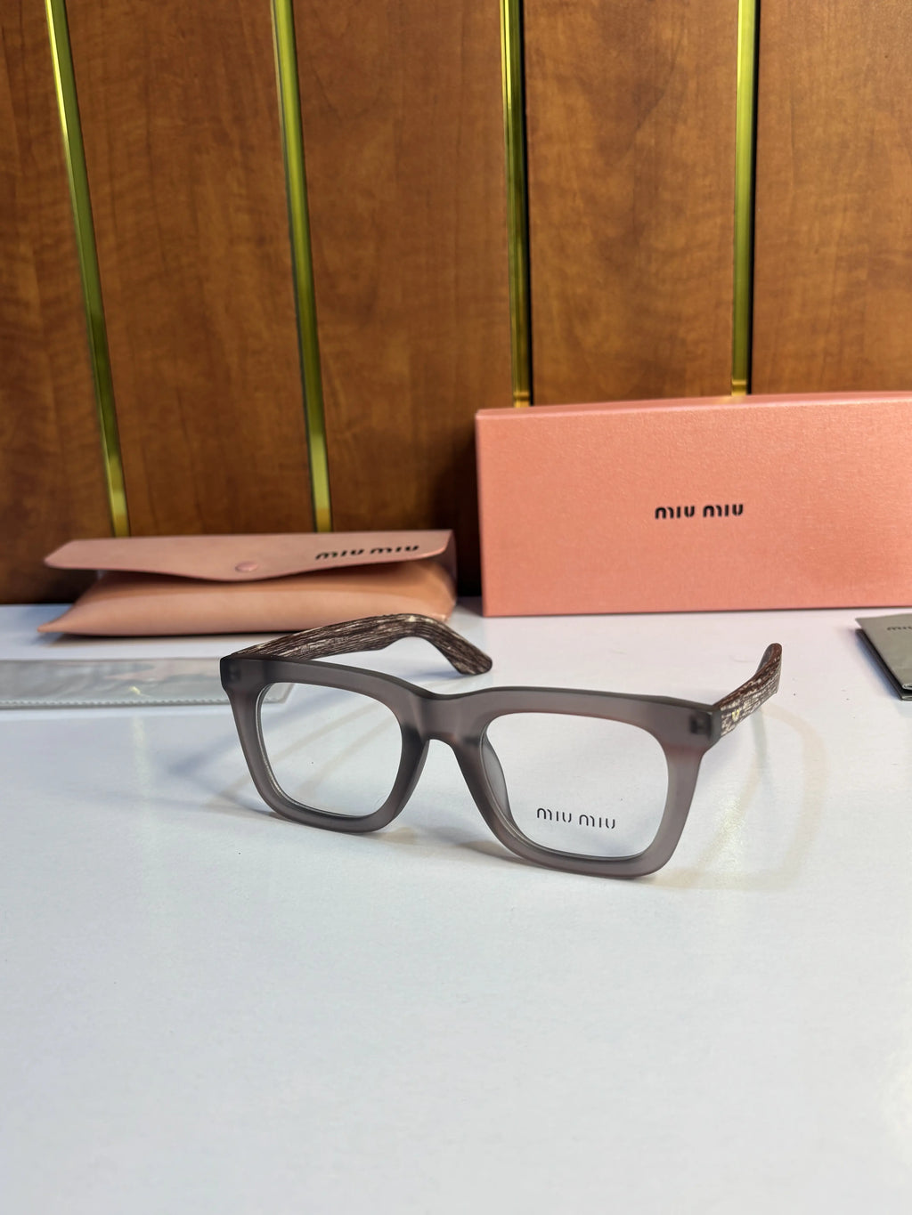 Miu Miu 5189 Grey Wooden