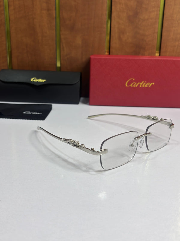 Cartier 1020 silver Day Night Color Changing Glass