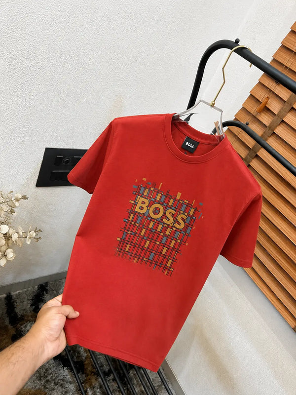 Bos_s Printed Premium Round Neck T-shirt (DN 642)