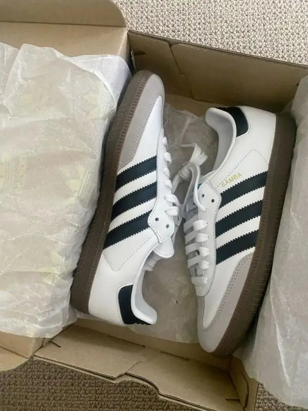 Adida s Samba OG Trainer white cloud Women Heavy Quality fix