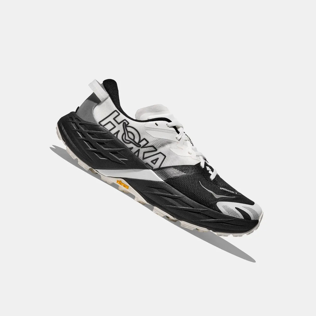 Hoka Speedgoat 7 Trail  Trainers White Black 