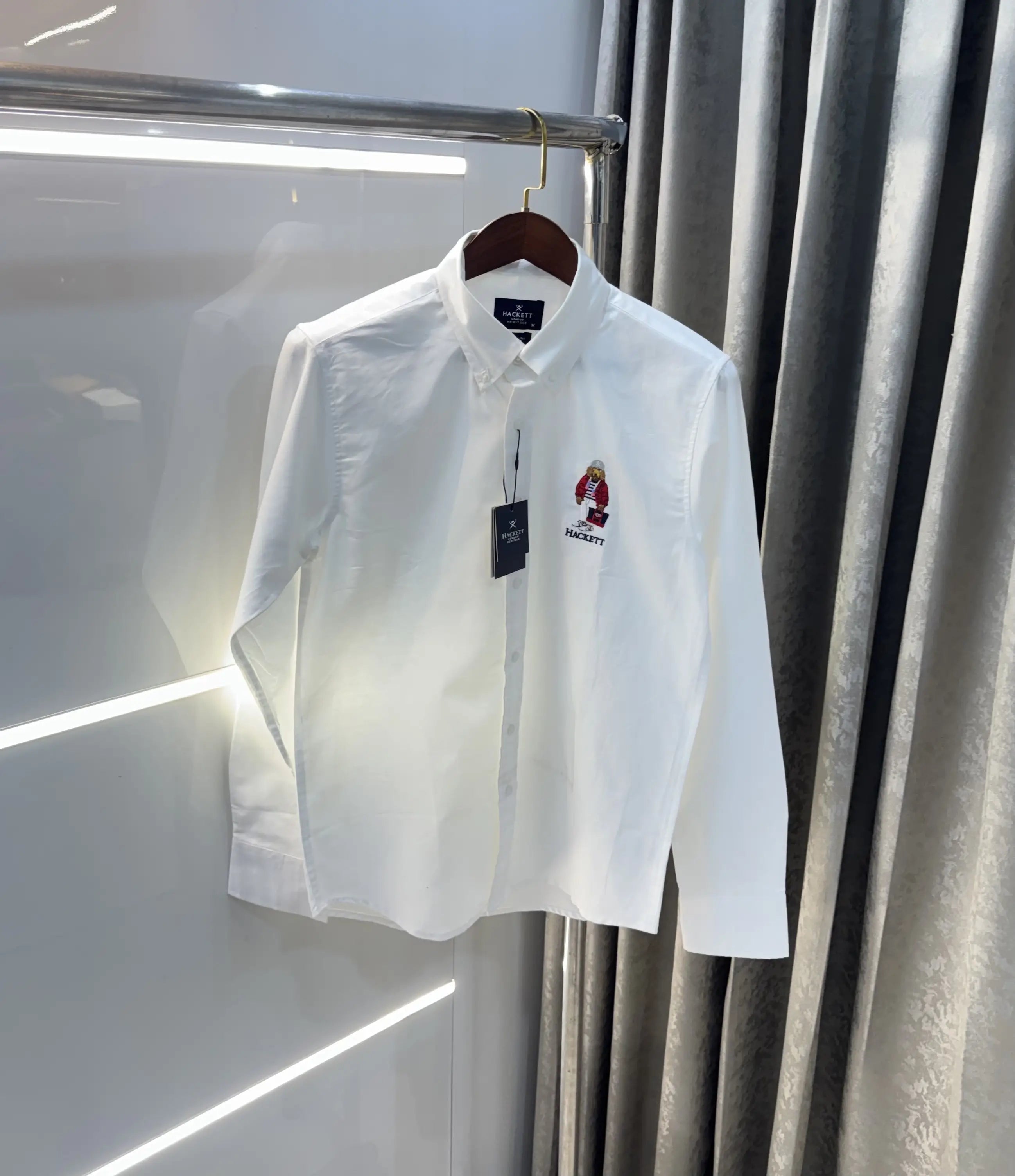 Hacket London i White Logo Work Premium Shirt Secondary image