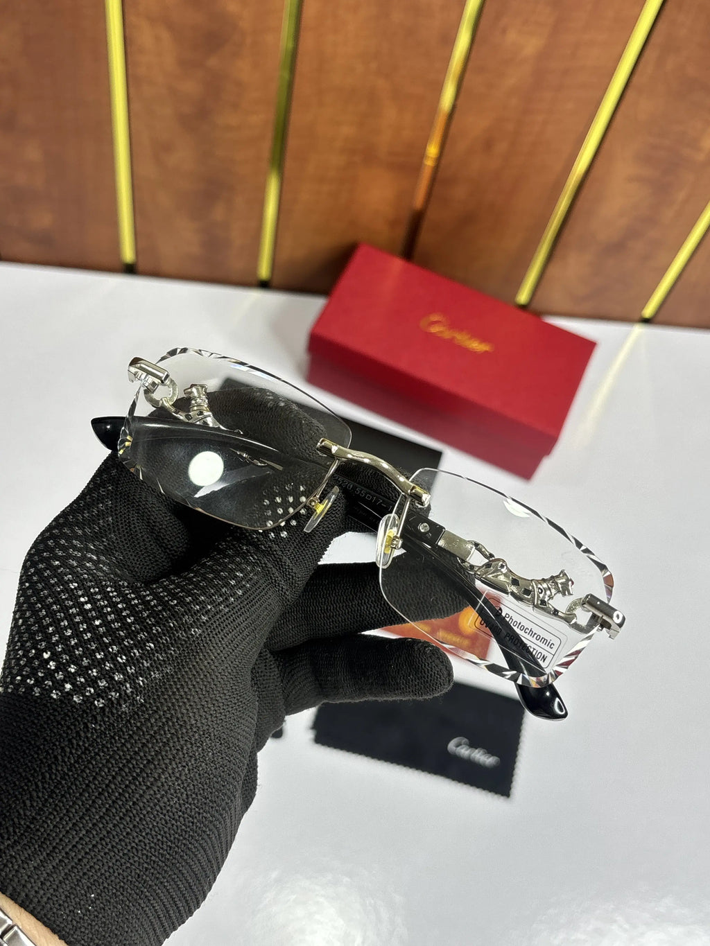 Cartier 2520 Silver Black 
