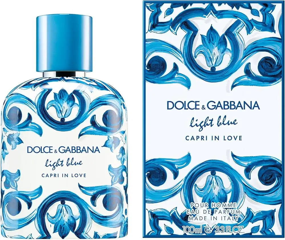 134 Dolce & Gabbana Light Blue Capri in Love Pour Homme Eau de Parfum 100ml - For Him Main image