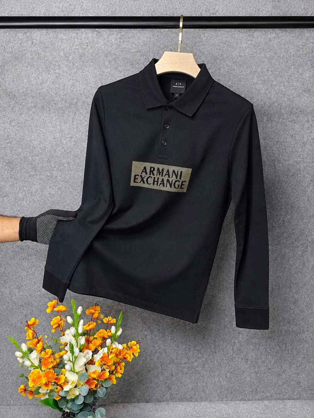 Arman_i Exchange Black Primium Full Sleeve Store Article T-Shirt 