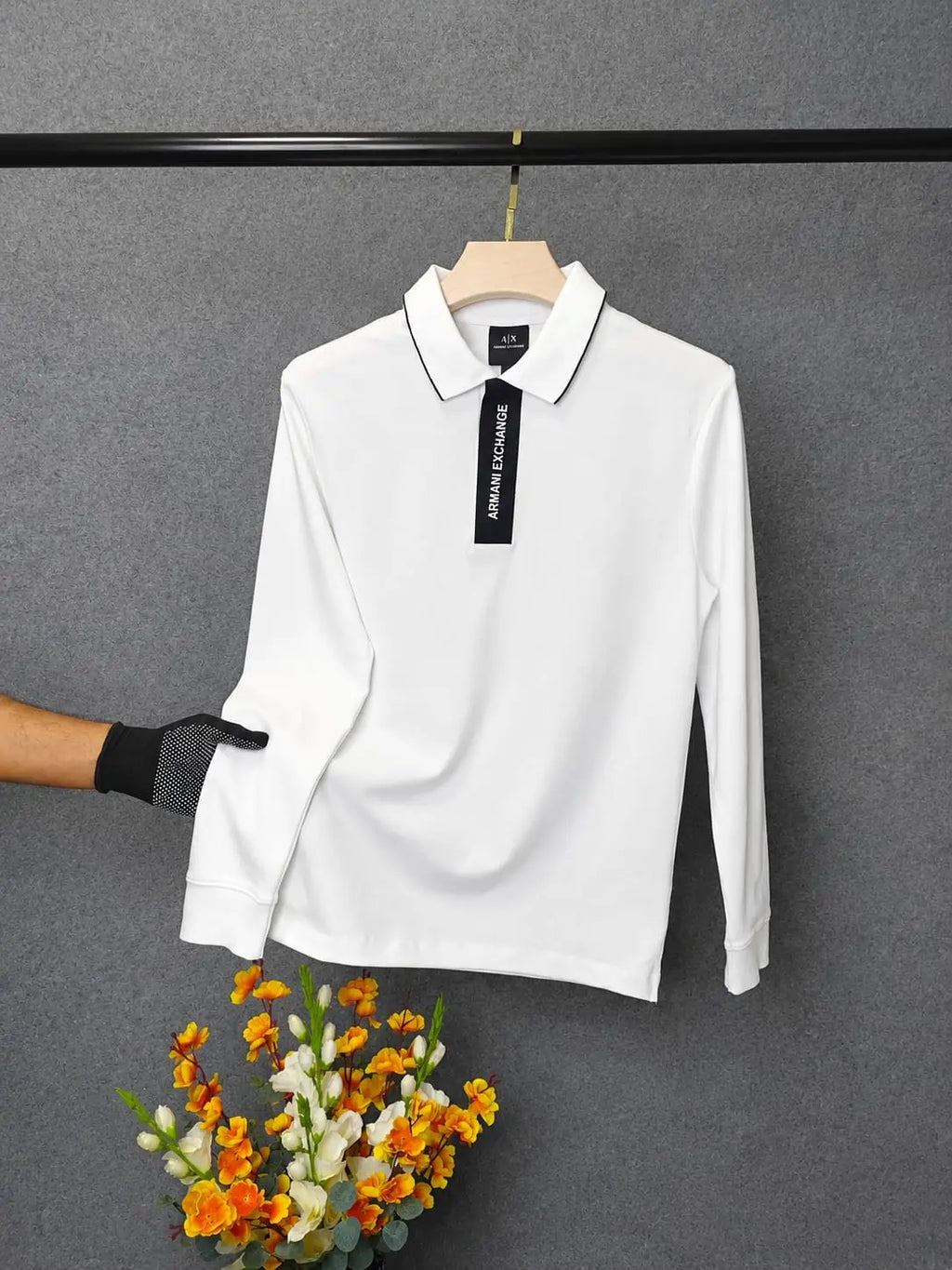 Arman_i Exchange White Primium Full Sleeve Store Article T-Shirt 