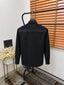 Balmai_n Paris Tira Steel Round Logo Patched Imported Premium Partywear Shirt With OG Box Black