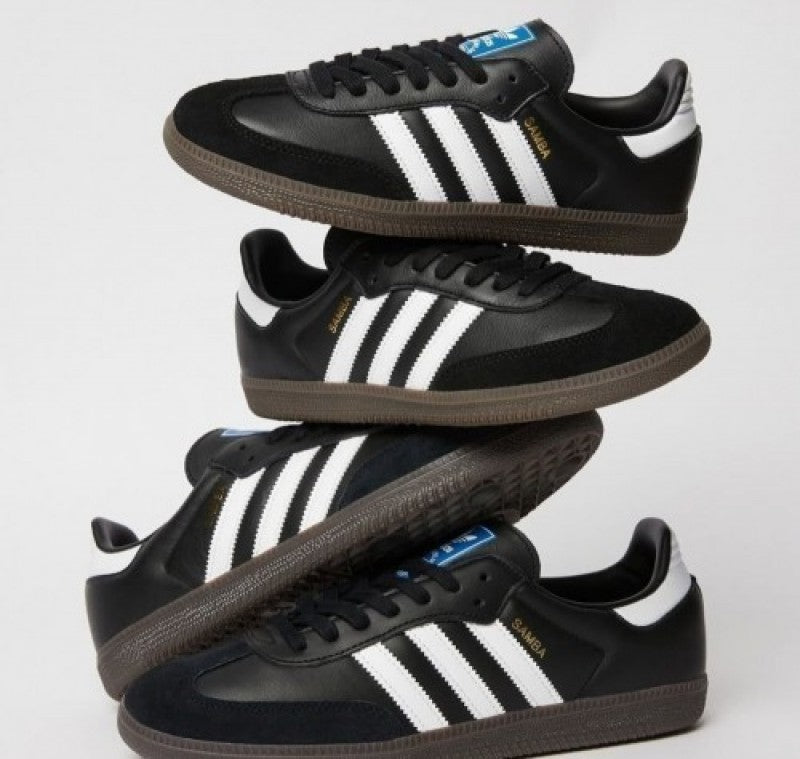 Adidass Samba Leather Full Black mens