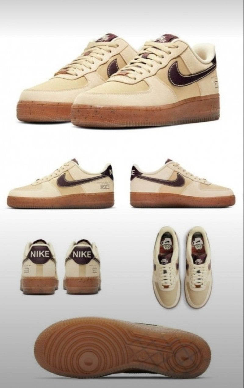 Nikee Airforce 1 Low Coffee Suede