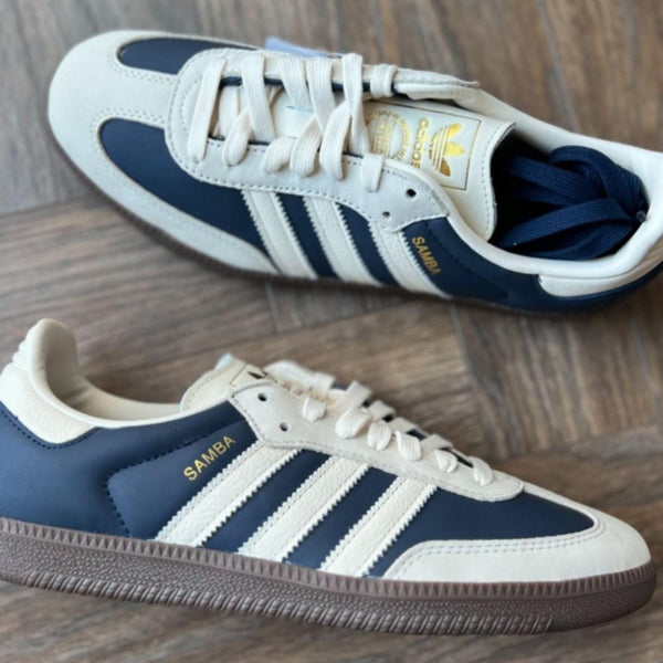 Adidass Samba Indigo Crew White Nav