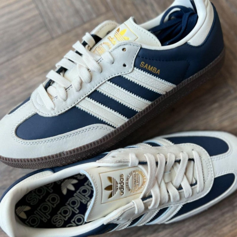 Adidass Samba Indigo Crew White Nav