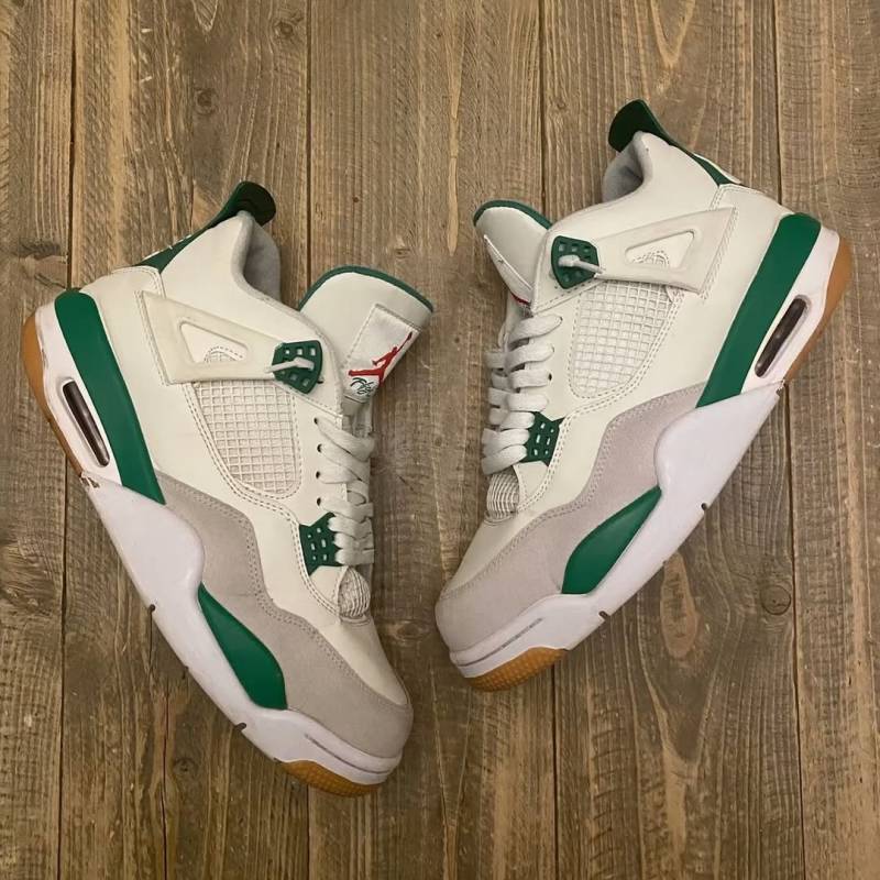 Air Jordan Retro 4 Pine Green Semi UA Quality
