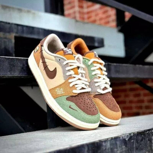 Air Jordan 1 Retro Low OG Zion Williamson Voodoo shoes.